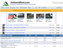 Tablet Screenshot of amherstrent.com